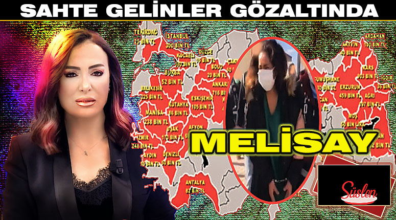 Sahte Gelin Melisay, Gözaltına Alındı, Gözaltı Görüntüleri